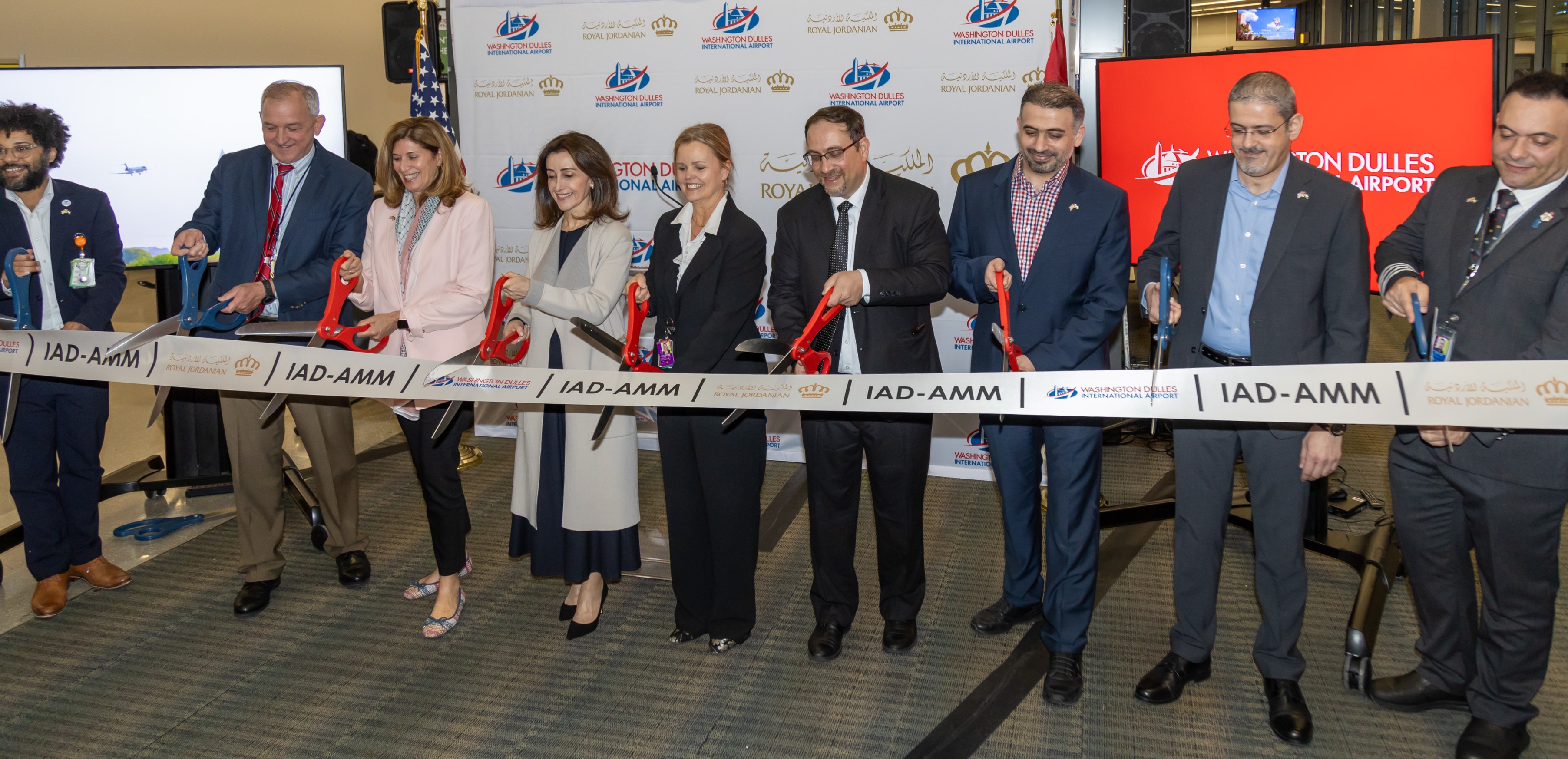 Ribbon Cutting ceremony at IAD