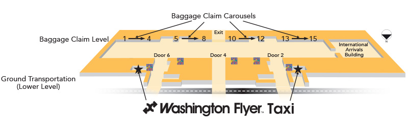 Washington Flyer Taxi Location